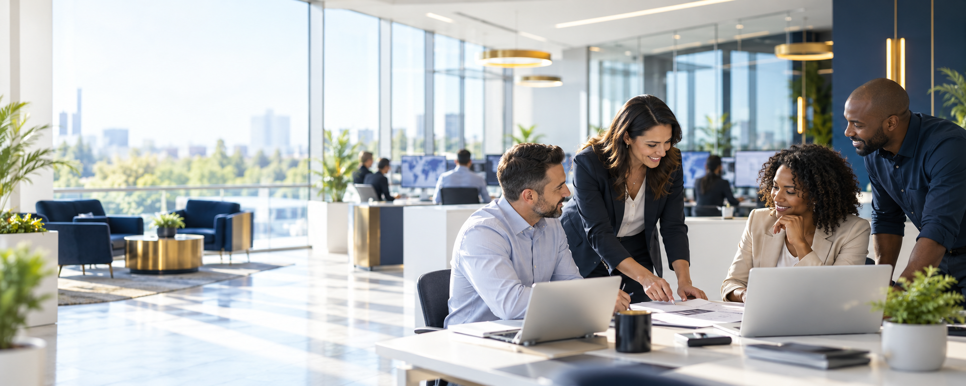 Illustrative digital workplace technology environment